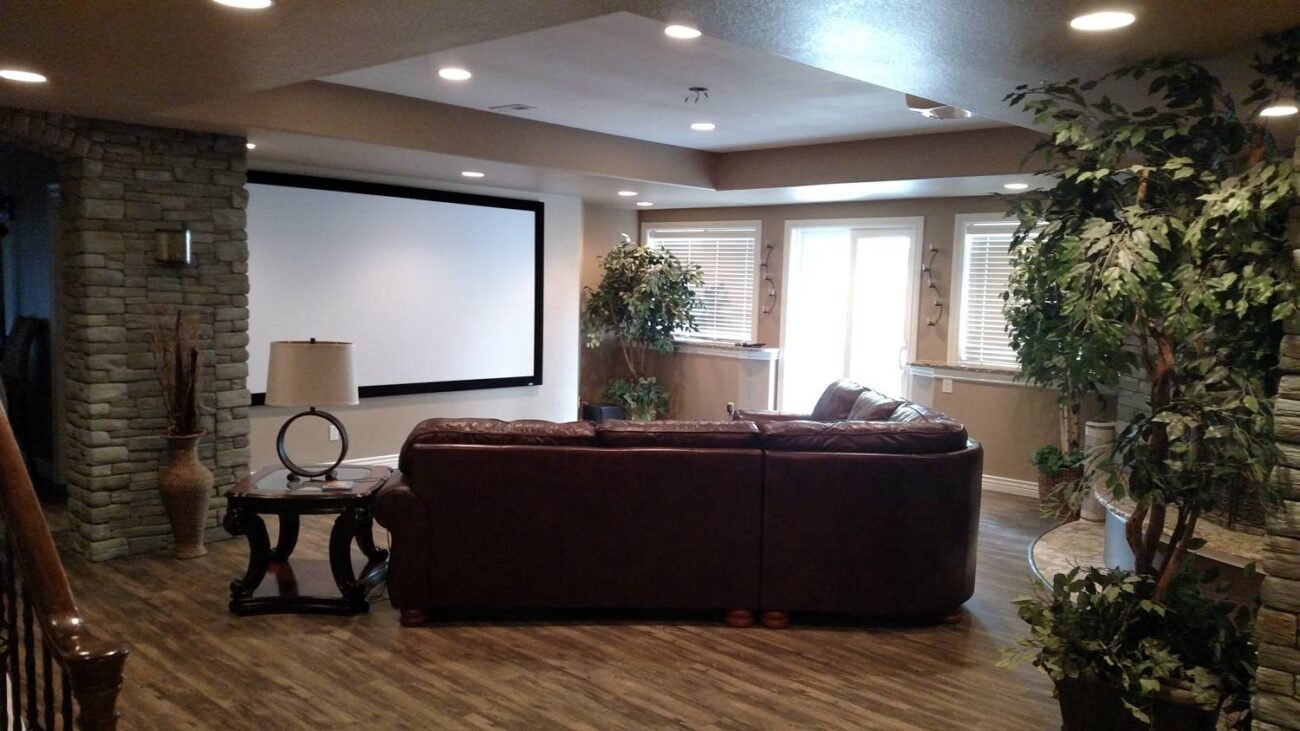 elegant custom living room